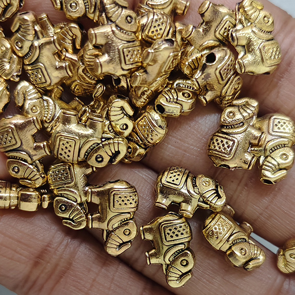Metal Elephant Bead