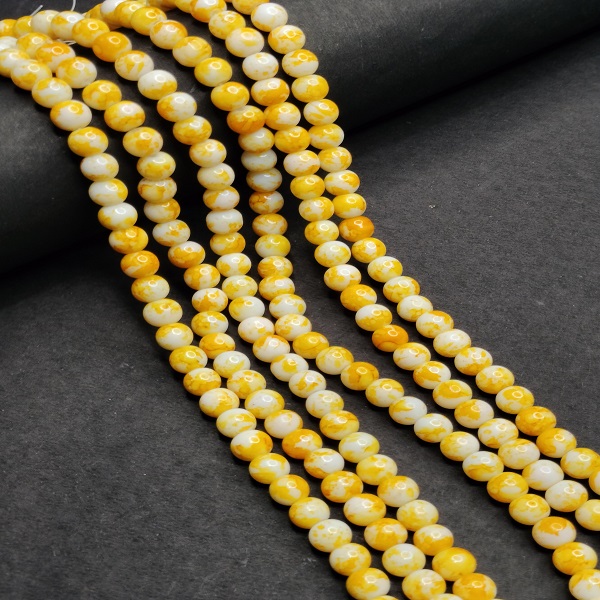 Textured Marble Beads 07