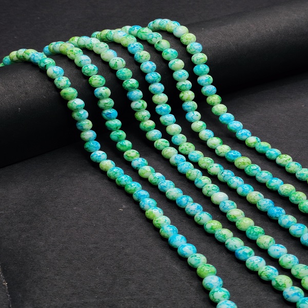 Textured Marbel Beads 09