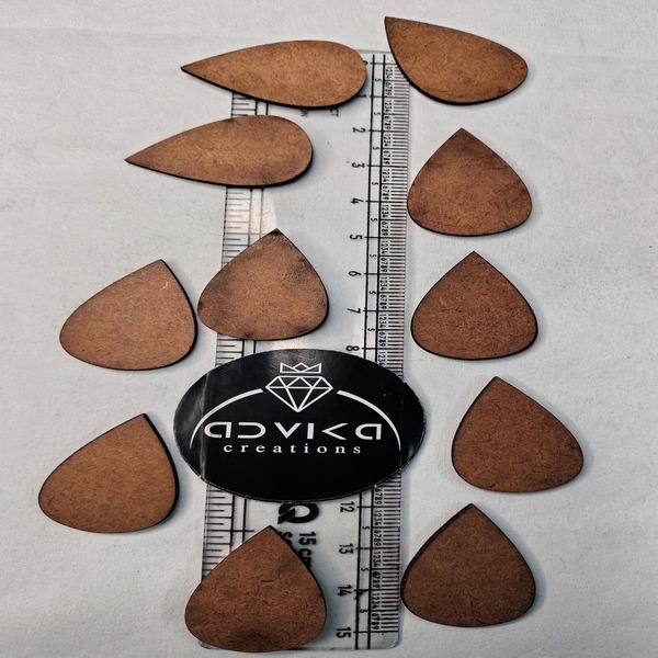 Drop Shape mdf cutting 3 cm 