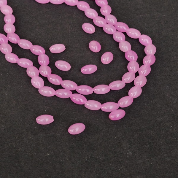 Pink Oval beads