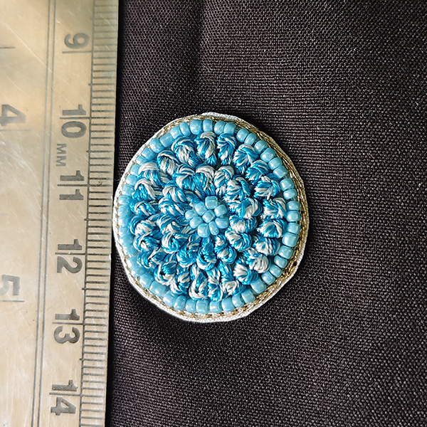 Embroidered circle 17