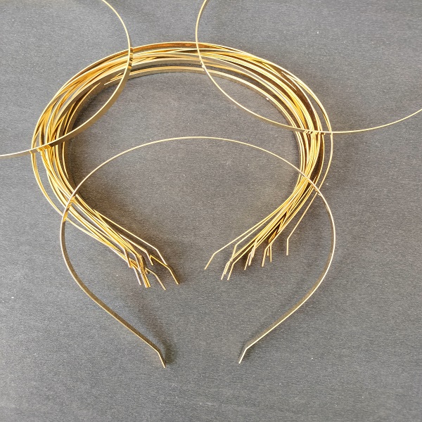 golden5 mm Hair Band Base DIY