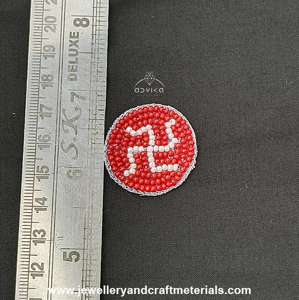 Embroidered Swastik Patch