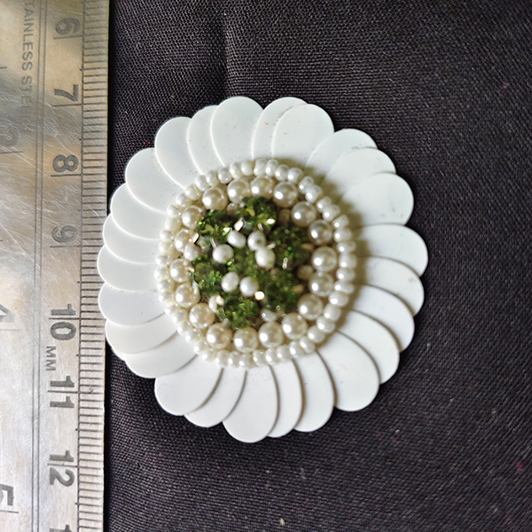 Embroidered circle 14