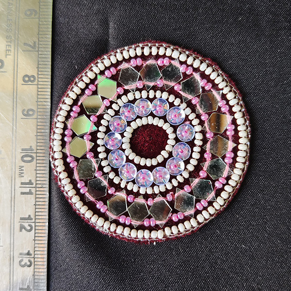 Mandala Circle Embroidered Patch