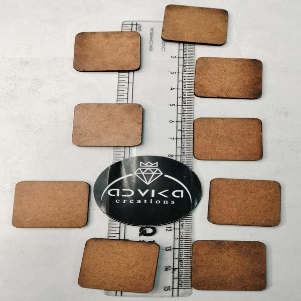 Square shape mdf cutting 2.5 cm