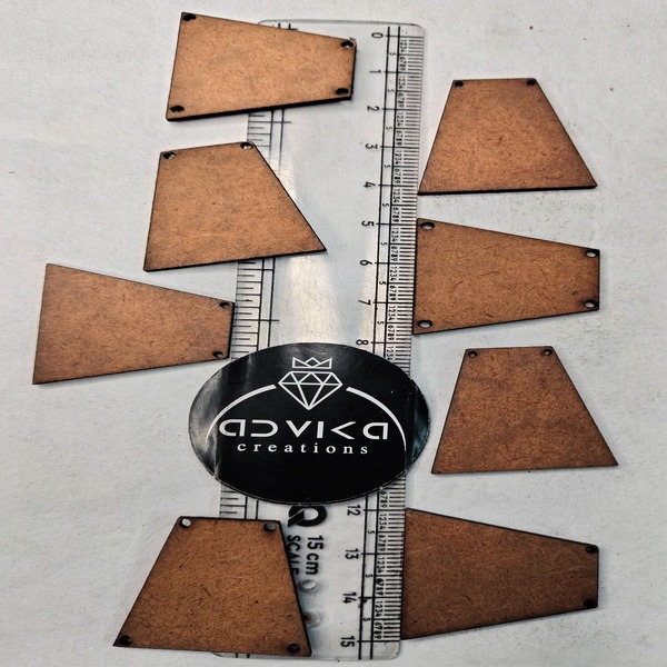 Trapezoid shape Mdf cutting 3cm