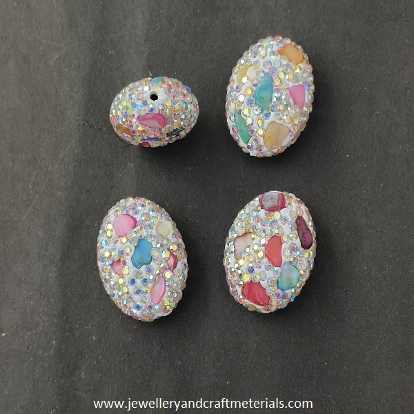 pigeon egg crystal bead