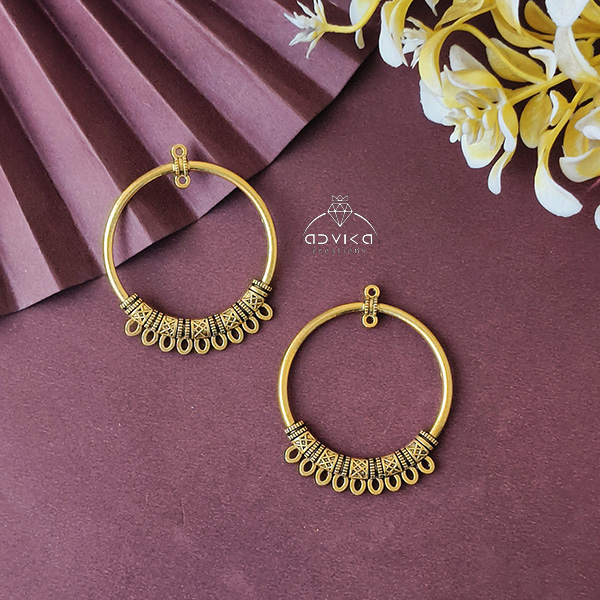 Multi loop hoop earring base