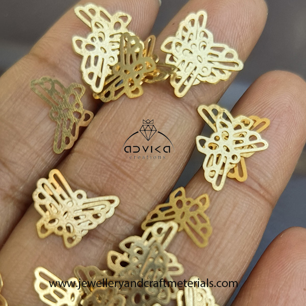 Butterfly golden charm