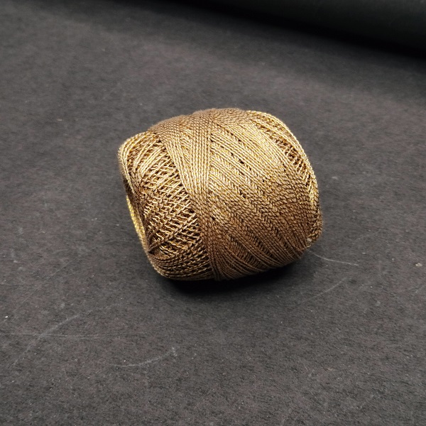dark gold crochet thread 
