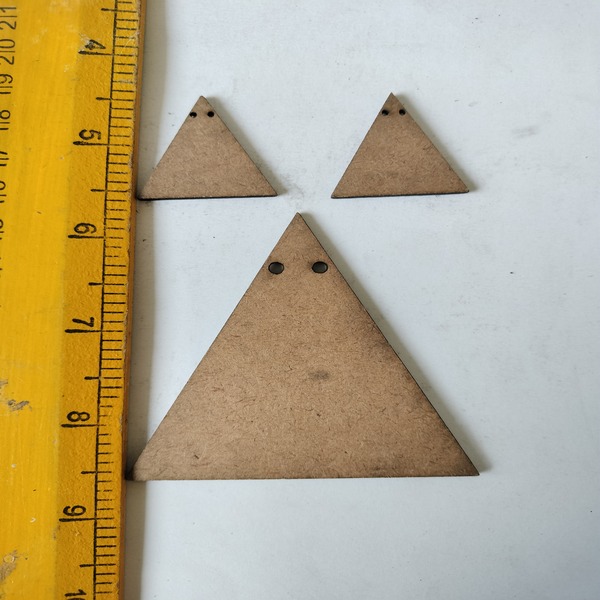 Triangle Shape Pendent earring 06