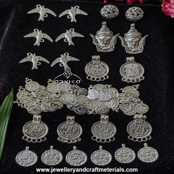 Designer Oxidized charm combo 17