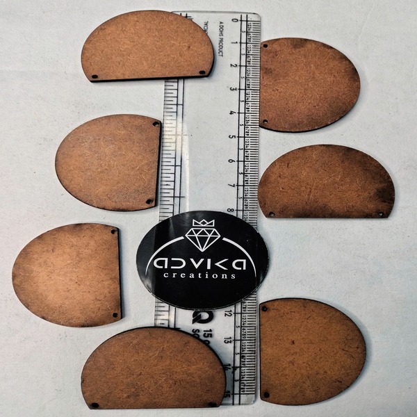 Semi-Circle shape mdf cutting 3.5 cm