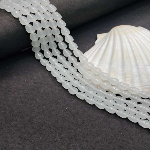 Drop shape glass beads jewelry DIY