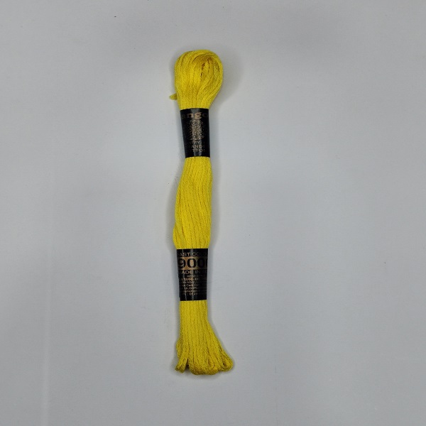 Embroidery thread DIY yellow