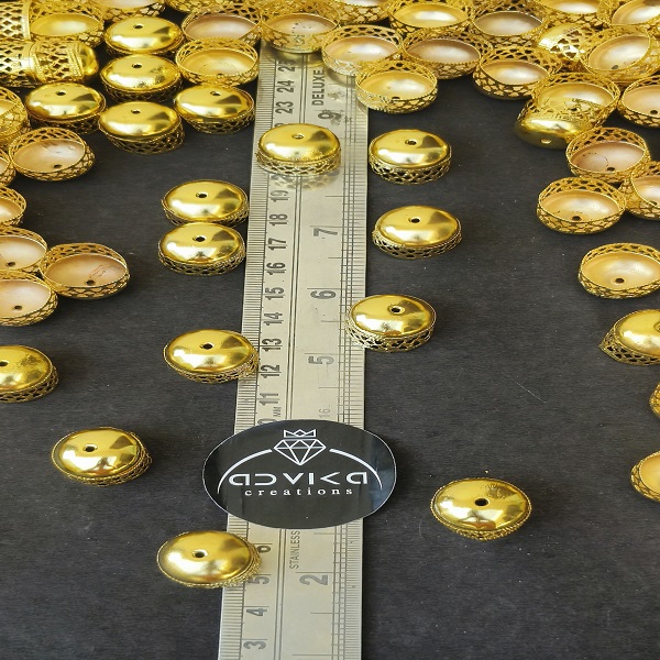 Kalira Bases for Jewelry Making and Crafting Golden