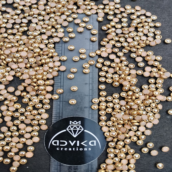 Round Shape ceramic fitting stone 