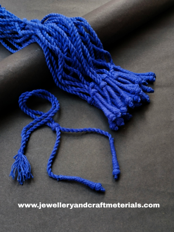 cotton necklace dori blue