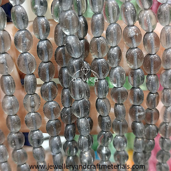 Flat Oval Beads for DIY Jewelry and craft 13