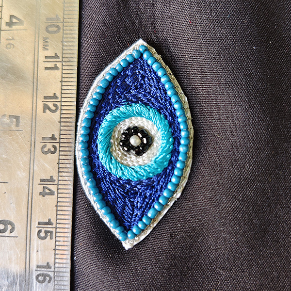 Evil Eye Embroidered Patch