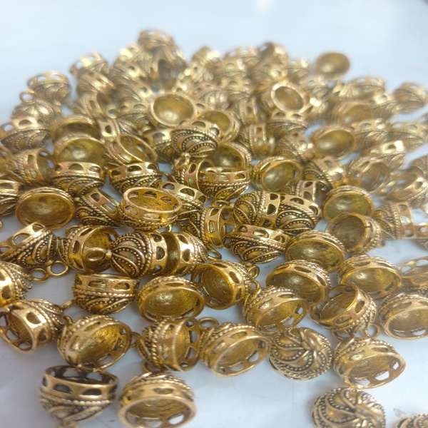 oxidised golden jhumka 24