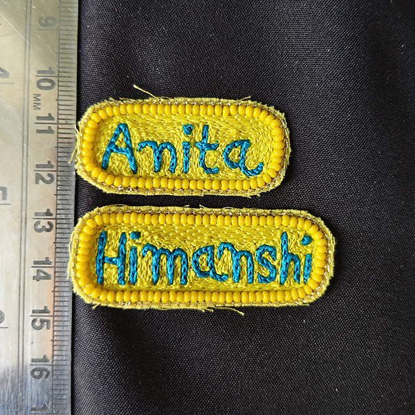 Customized Name Embroidered Patch