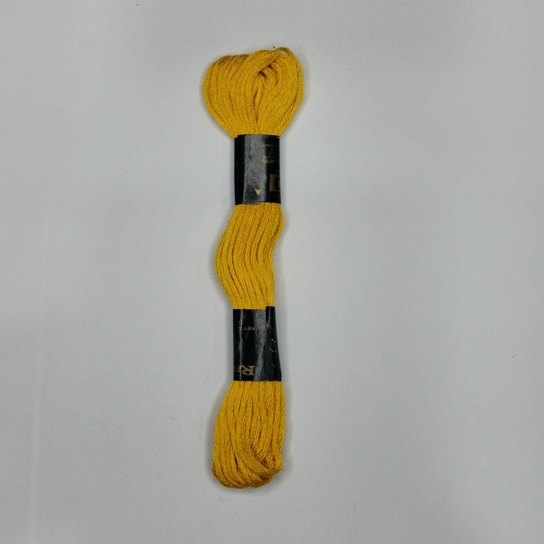 Embroidery thread DIY dark yellow