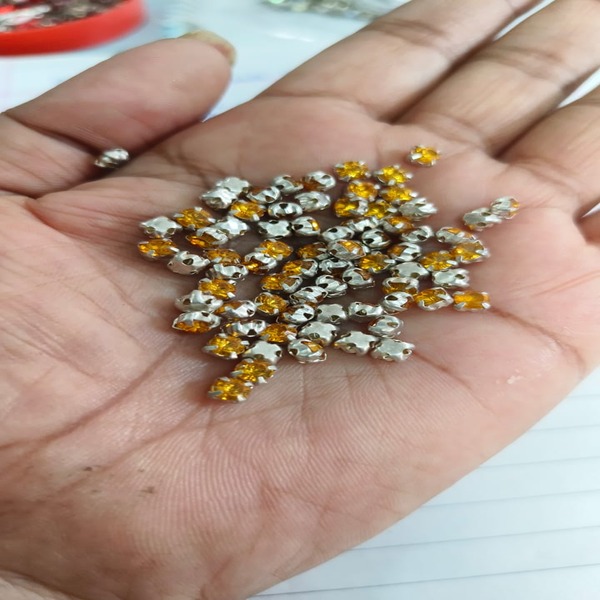 yellow clipstone 4 mm