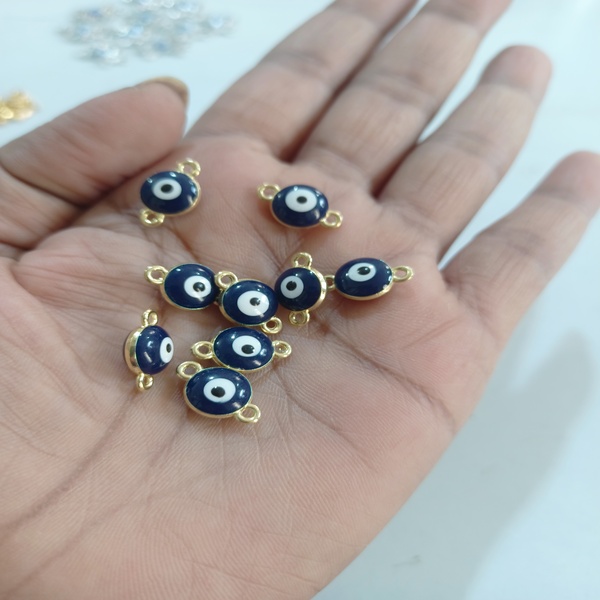 Blue Evil eye charm for bracelate or rakhi making
