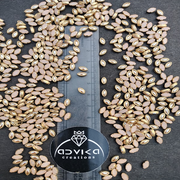 Eye Shape ceramic fitting stone 