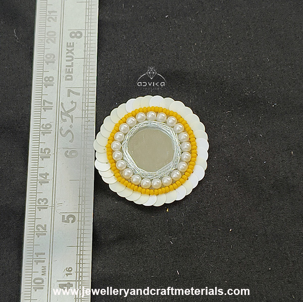 Embroidered circle 24