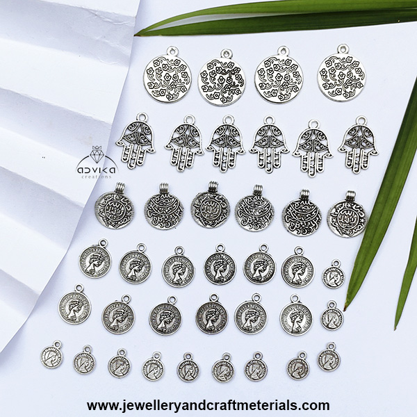 Designer Oxidized charm combo 06