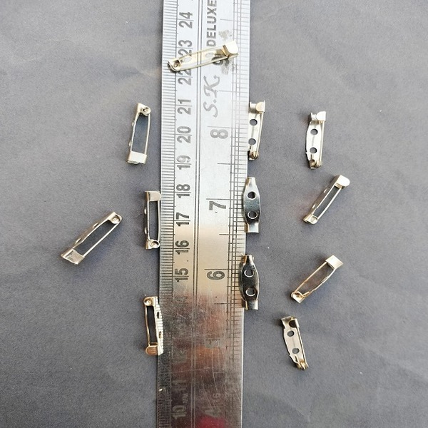 Flat Backs Brooch Pin s size