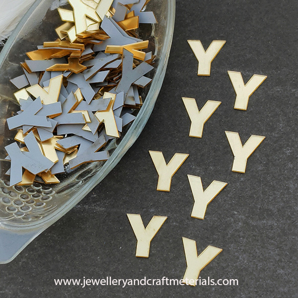 Y alphabet 1 inch cutout