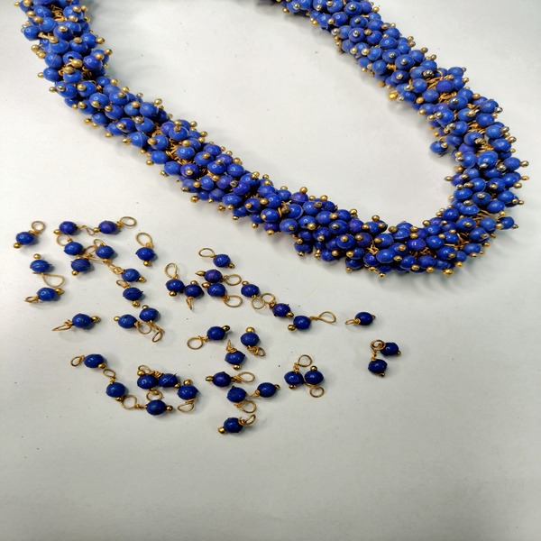 Blue color Spacer Beads Loreals (Jewelry Supply)