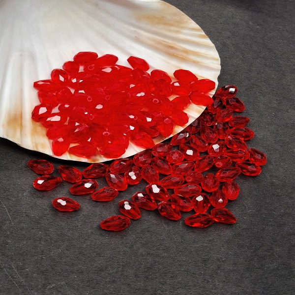 Drop shape glass beads 05