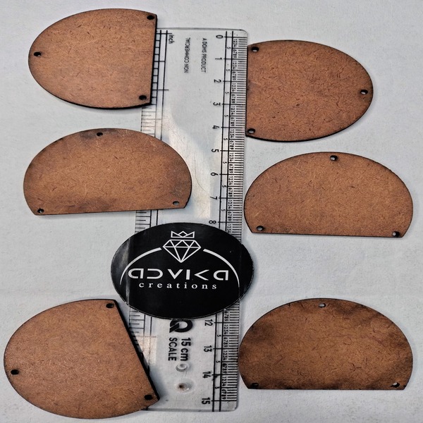 Semi-Circle L size MDF cutting 4 cm