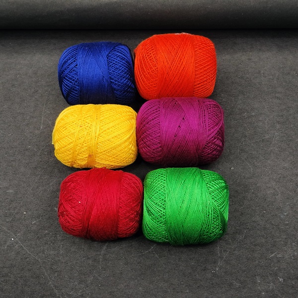 crochet thread 6 piece pack 20 gram 