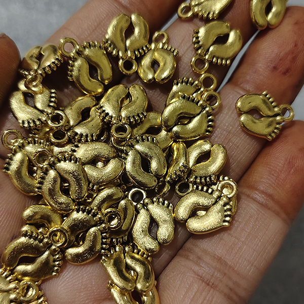 Gold Foot Charms