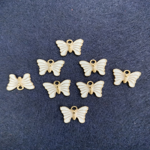white butterfly charm