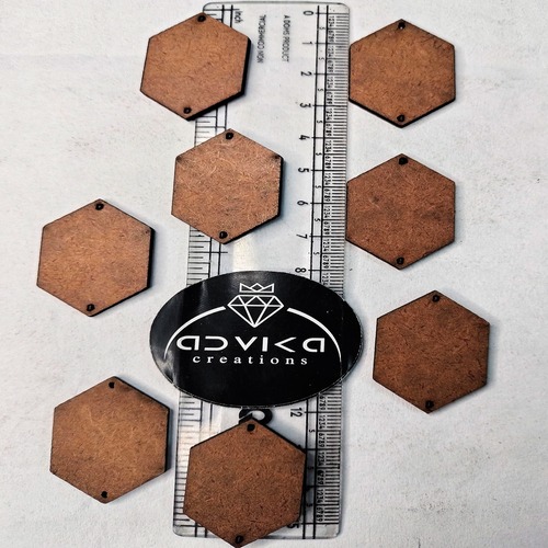 hexagon Mdf cutting 4 cm