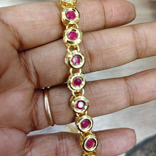 Circle Shape Kundan Connector