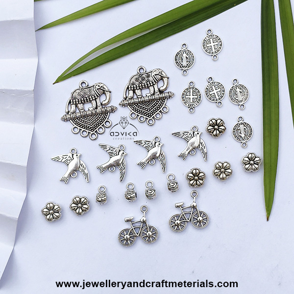 Designer Oxidized charm combo 08