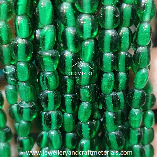 Flat Oval Beads for DIY Jewelry and craft 09