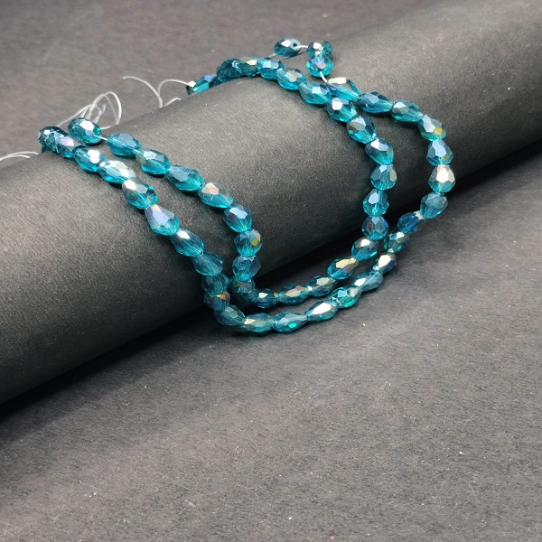 Drop shape glass beads 09