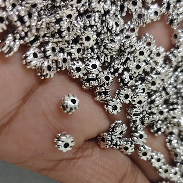Oxidised Chakri Bead
