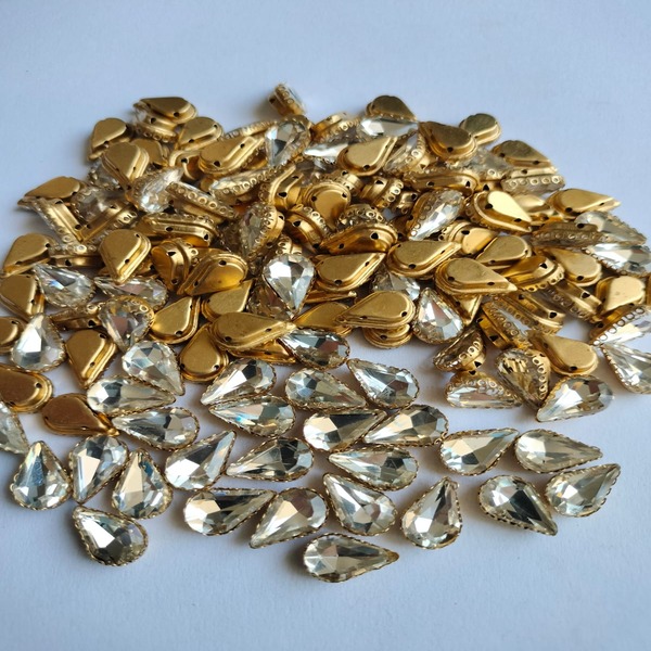 WHITE DROP CLIPSTONE 15MM