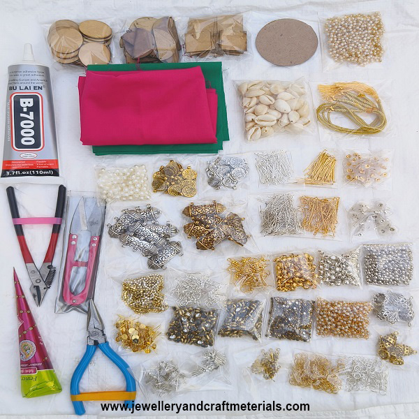 Fabric jewellery making kit 03